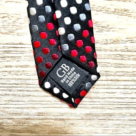 Geoffrey Beene  polka dot tie - Picture 7 of 12